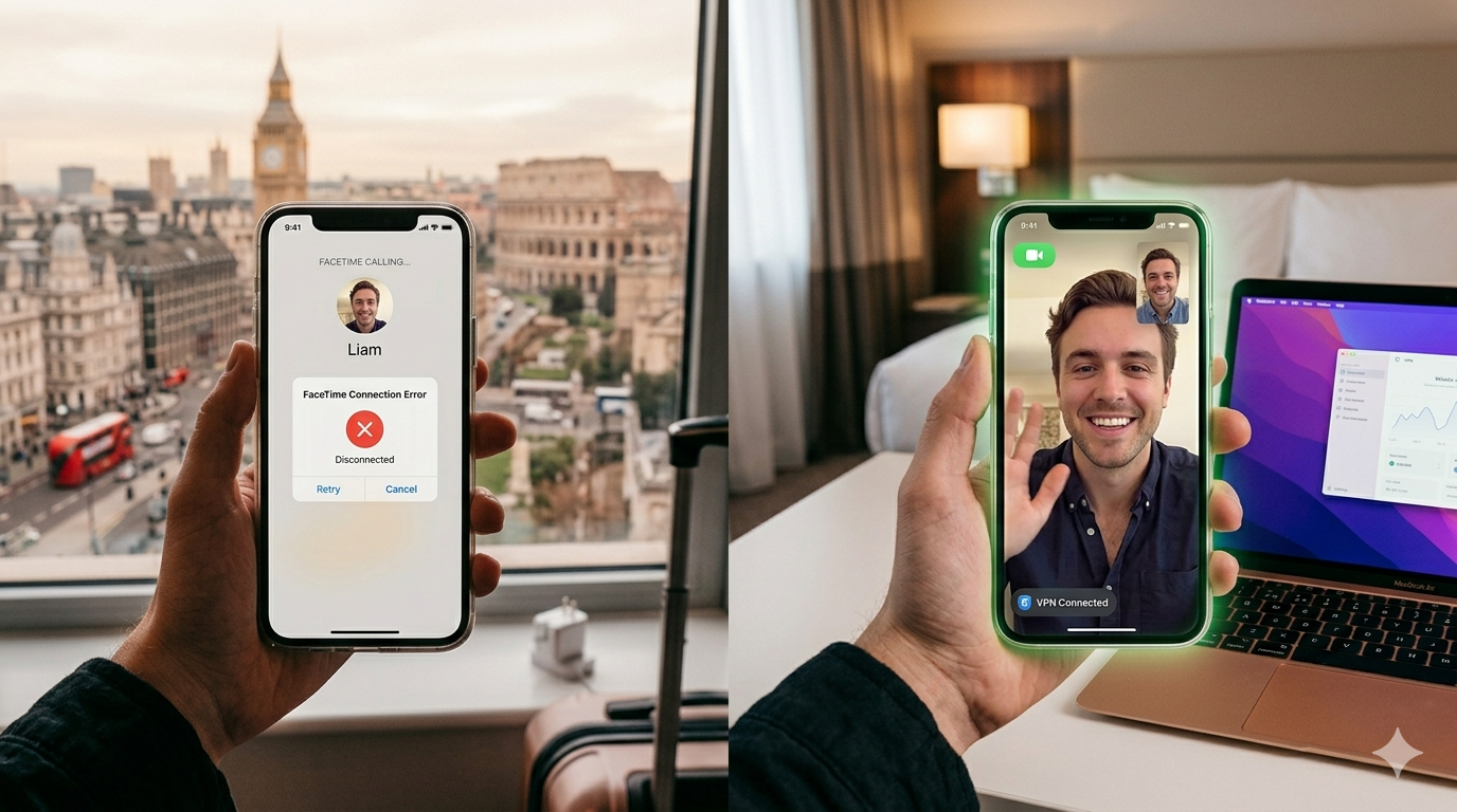 FaceTime not working abroad