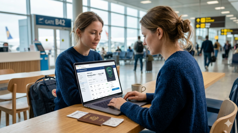 VPN for booking flights abroad