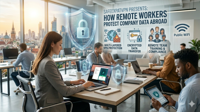 How remote workers protect company data abroad