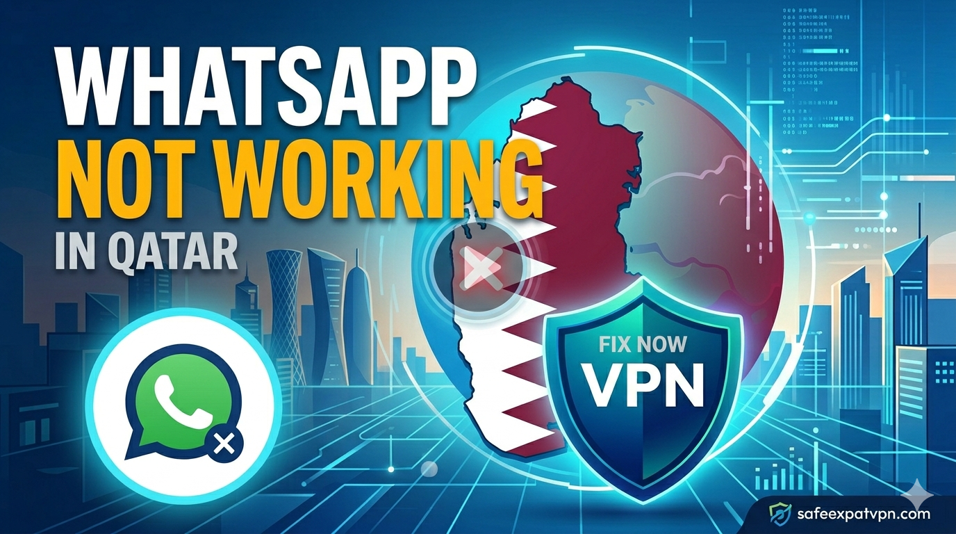 WhatsApp still not working in Qatar