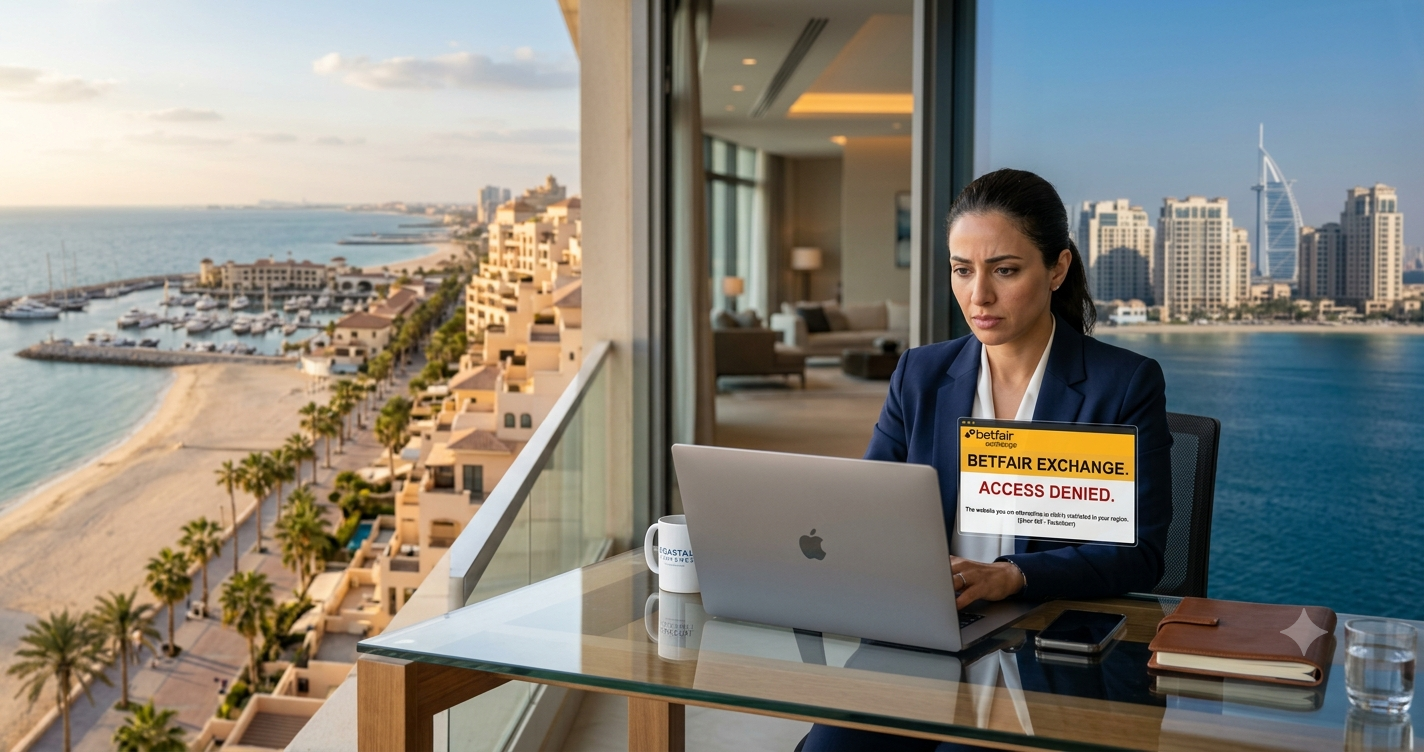 Betfair blocked abroad