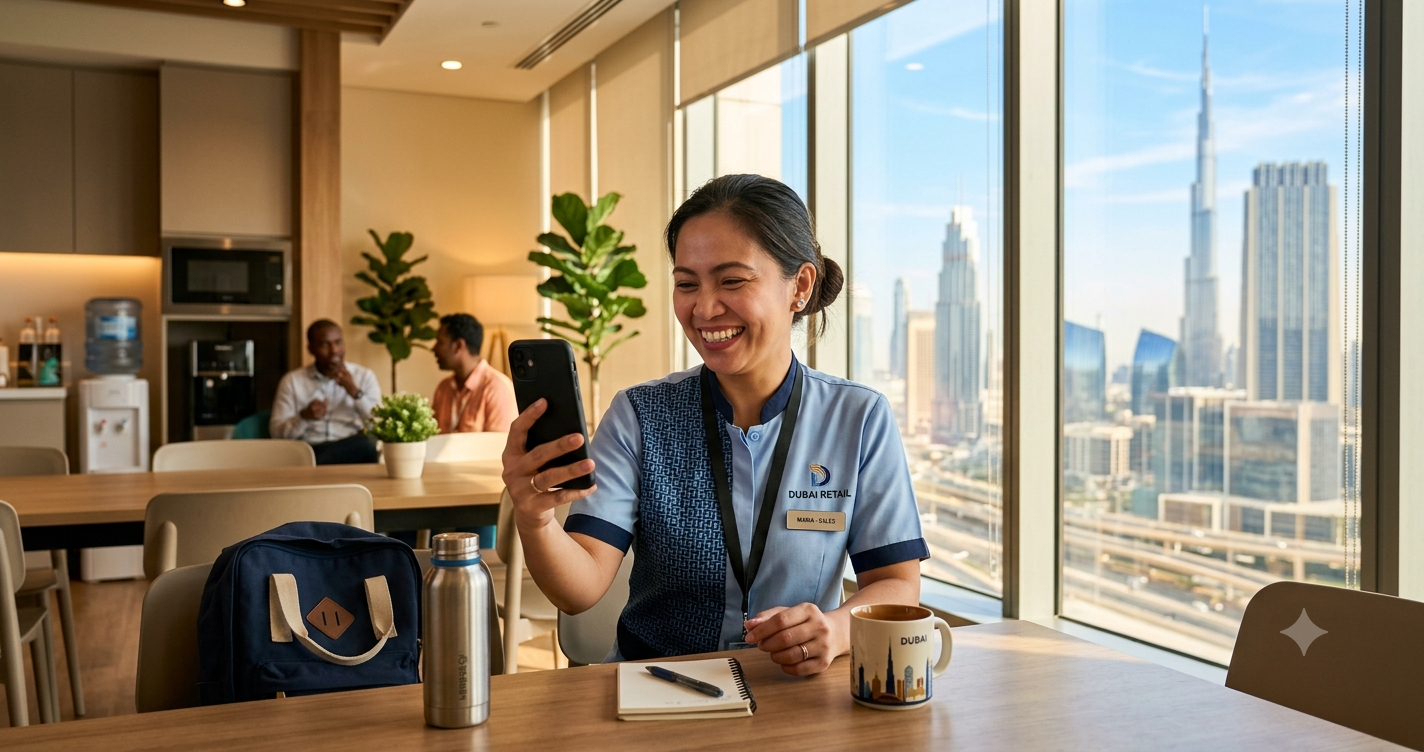 Filipino expat in UAE