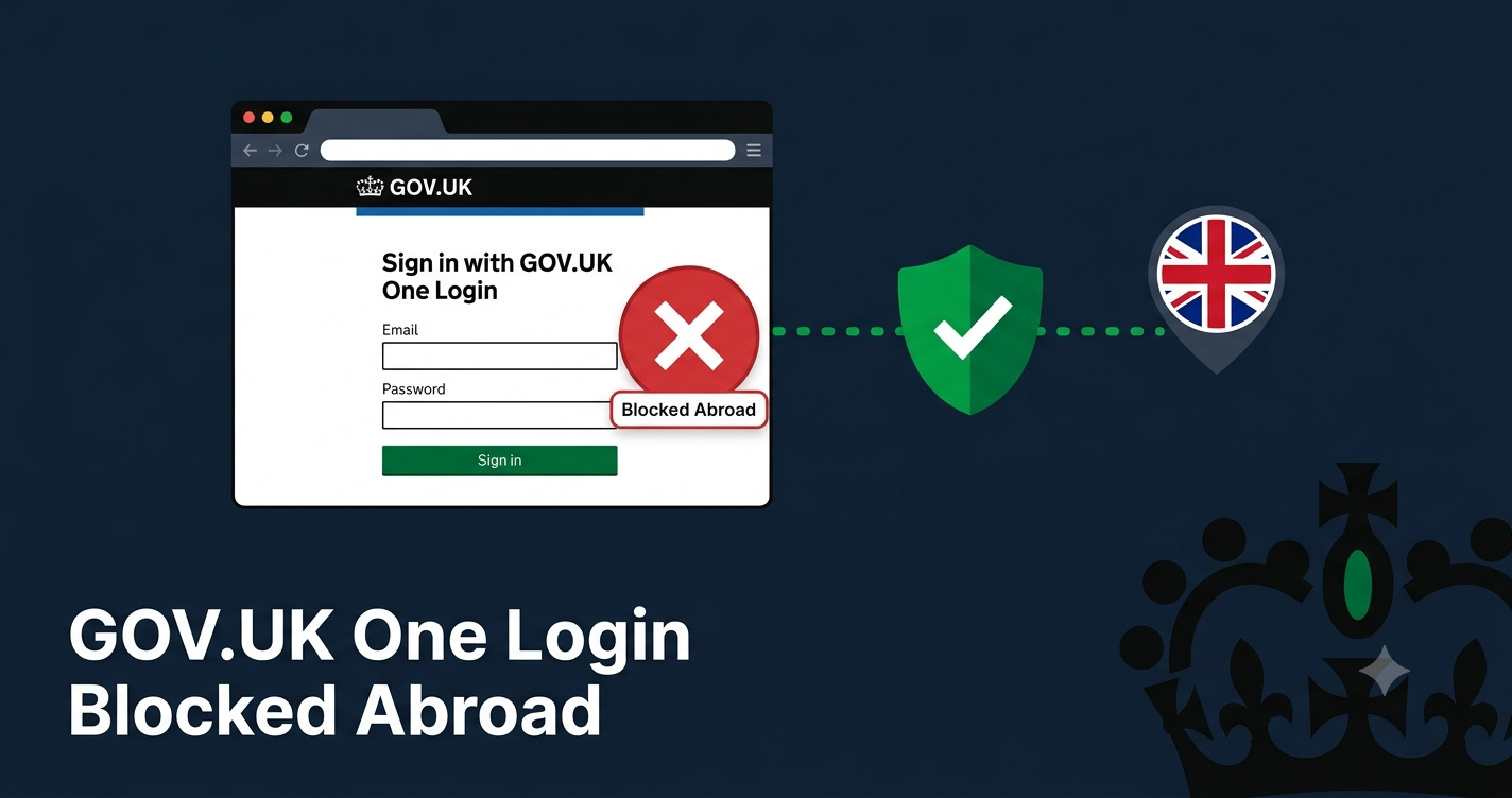 GOV.UK One Login Blocked Abroad