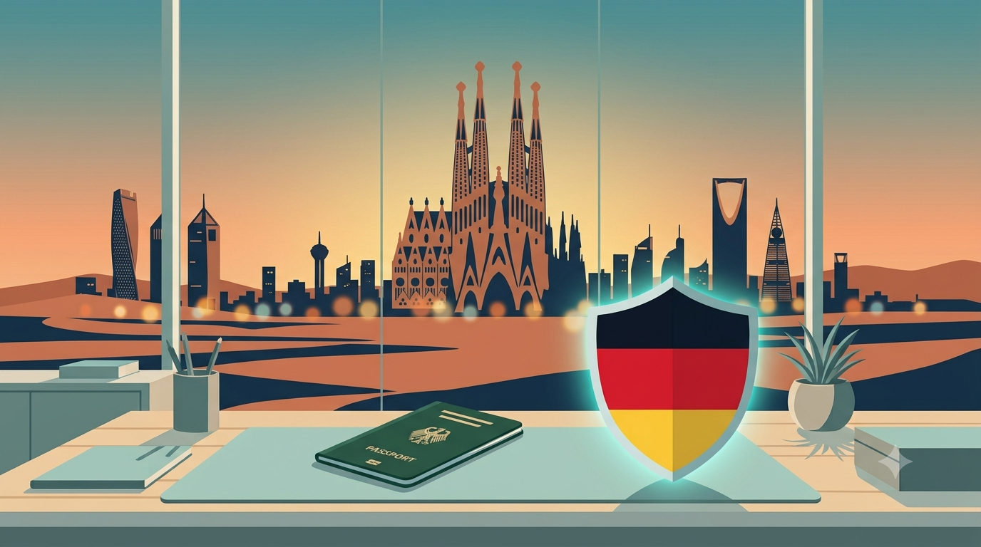 German expat in Spain