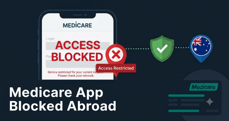 Medicare App Blocked Abroad