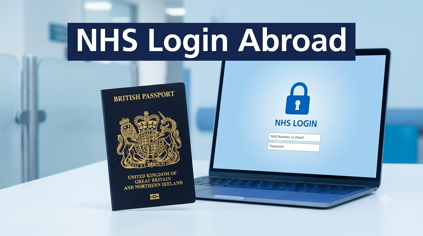 NHS login not working abroad