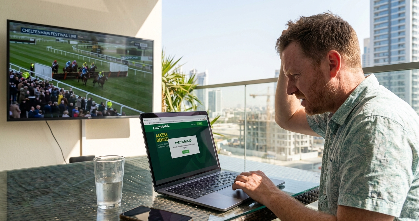 Paddy Power blocked abroad