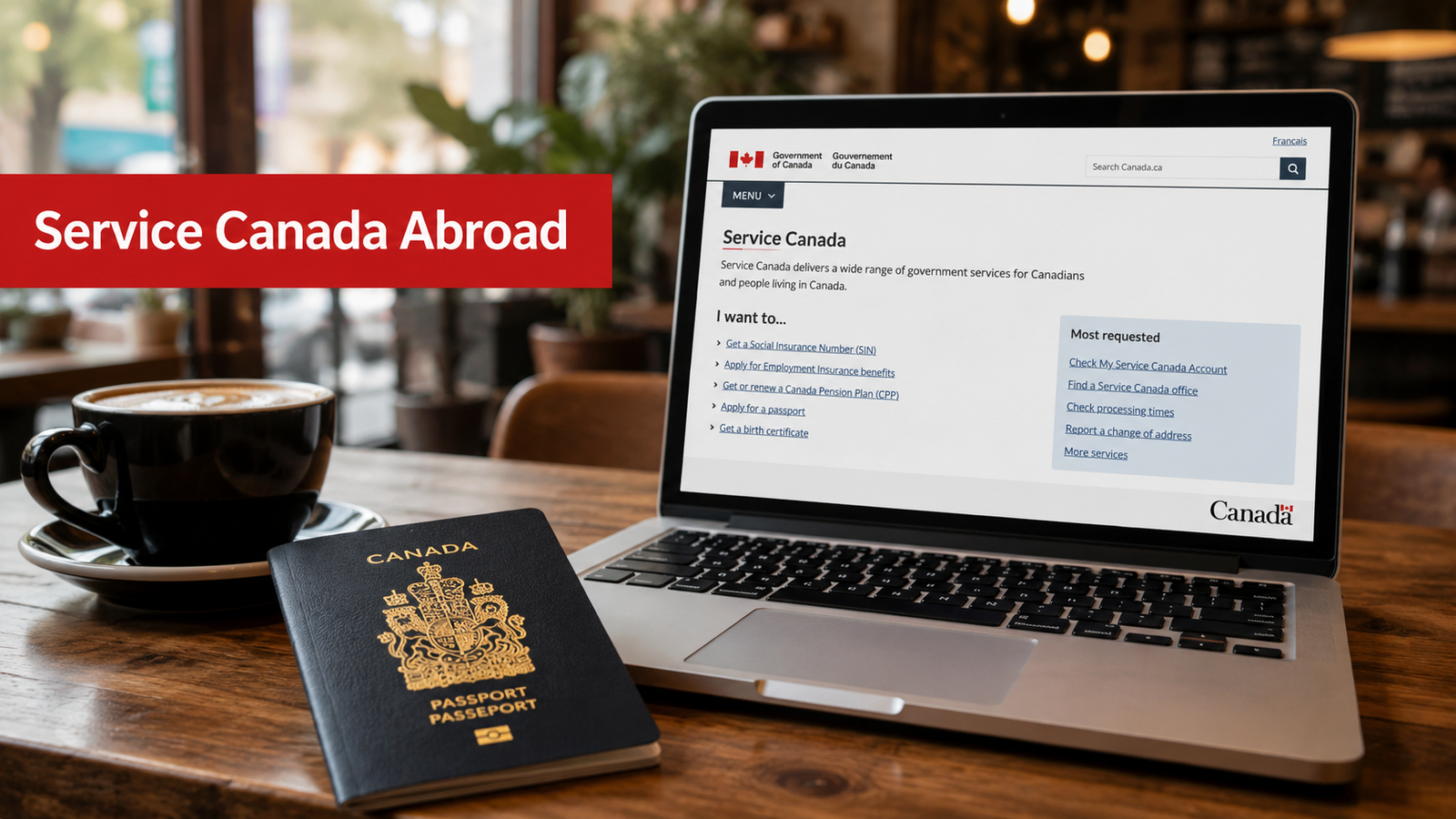 Service Canada blocked abroad