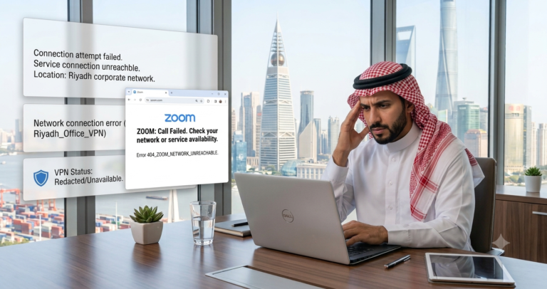 Zoom blocked in Saudi Arabia
