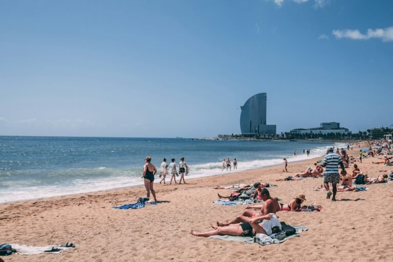 ITVX in Spain - people on a Spanish beach